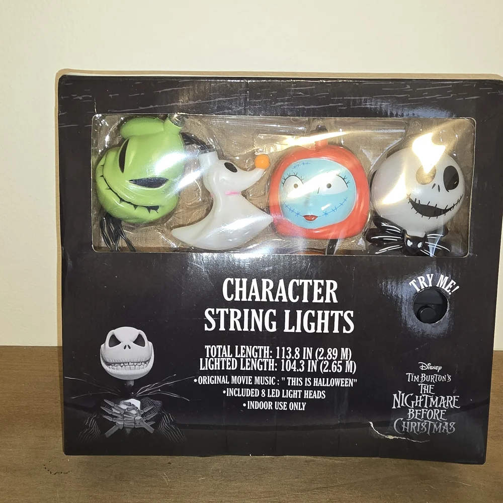 Nightmare Before Christmas Character String Lights